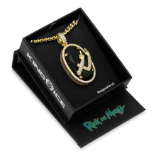 Load image into Gallery viewer, Rick and Morty x King Ice - Portal Flip Necklace
