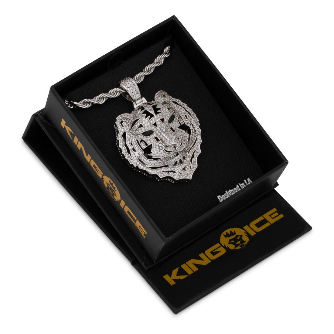 【超歓迎通販】King Ice×Designed by Snoop Dogg キングアイス×スヌープドッグ ネックレス ゴールド 187 DEEP COVER NECKLACE メンズ ゴールド