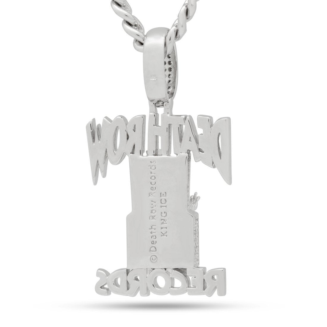 King Ice x Death Row Records .925 Sterling Silver Iced