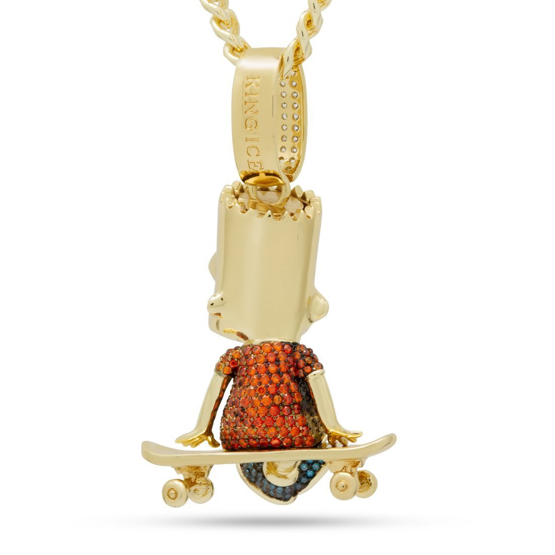 【KING ICE】THE SIMPSONS コラボ 希少品 廃盤 ネックレス Simpsons x King Ice – “Lil Devil” Bart Necklace