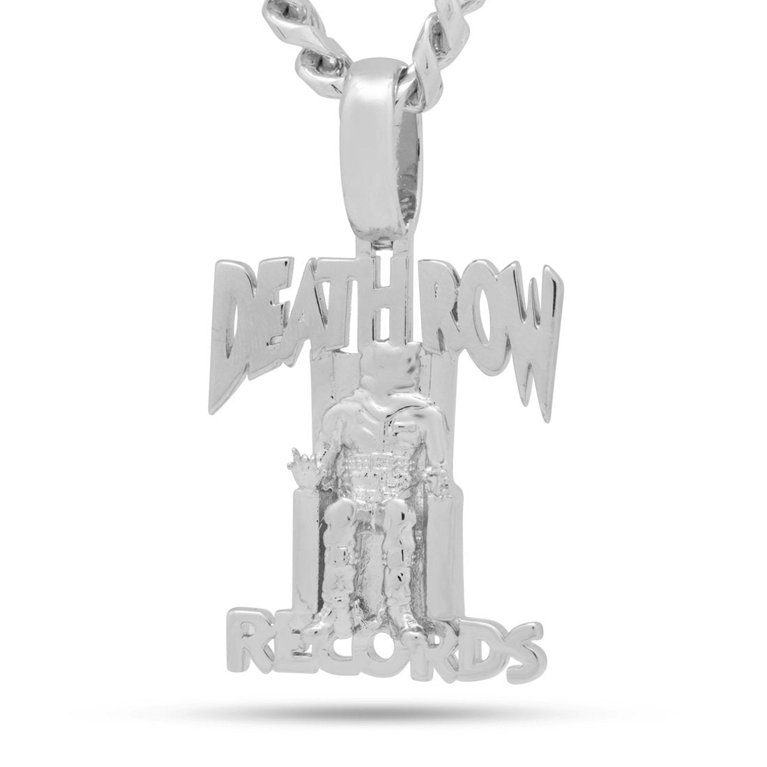 King ice Death Row ネックレス 925 シルバー ゴールド King Ice x Death Row Records Necklace – kingice57.com